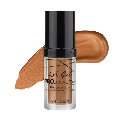 L.A. Girl Pro Coverage Illuminating Foundation Sand  30ml