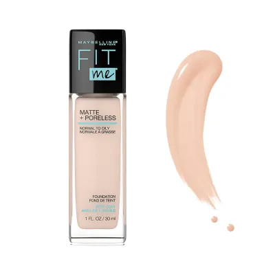 Maybelline Matte + Poreless Fit Me Foundation Natural Ivory 112 - 30ml