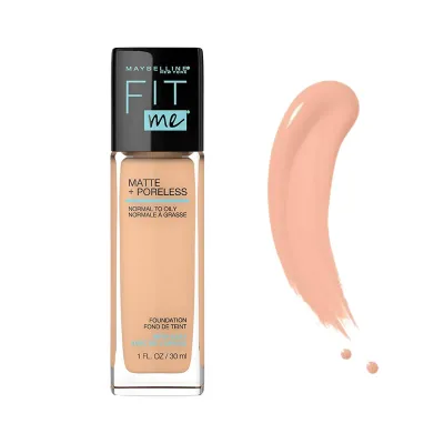 Maybelline Fit Me Matte + Poreless Foundation- Nude Beige 125  - 30ml