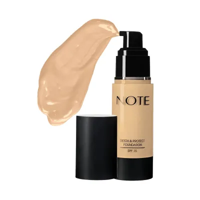 Note Detox And Protect Foundation - 02 Natural Beige 35ml