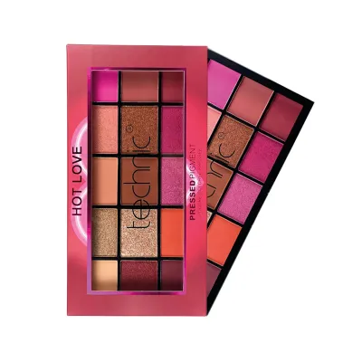 Technic Hot Love Pressed Pigment Eyeshadow Palette - 30gm