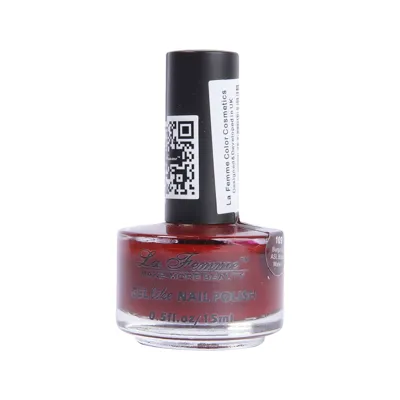 La Femme Gel like Nail Polish �LF 109 Burgundy ASL Black Water - 15ml