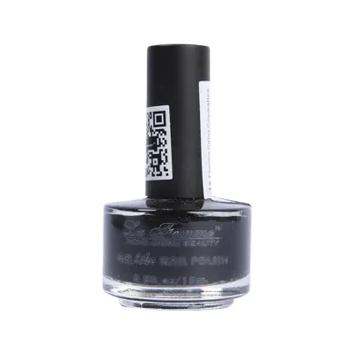 La Femme Gel like Nail Polish � LF 121 Black Color - 15ml