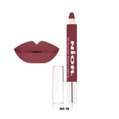 Nior No Transfer Matte Lipstick - No.18  - 2.8g