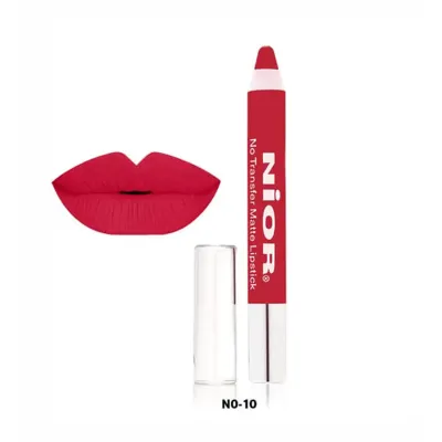 Nior No Transfer Matte Lipstick - No.10 - 2.8g