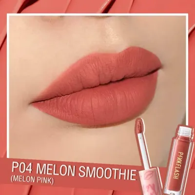 Pink Flash Melting Matte Waterproof Lipcream - P04 Melon Smoothie - 2.5ml