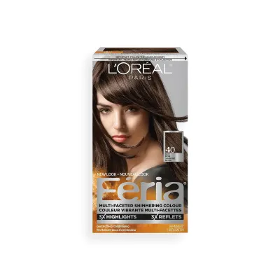 L'Oreal Feria Hair Colour 40 Deeply Brown