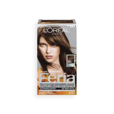 L'Oreal Feria Hair Colour 45 Deep Bronzed Brown