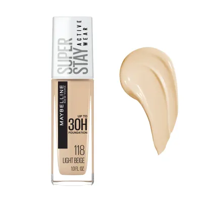 Maybelline SuperStay Full Coverage Foundation 118 Light Beige  30ml