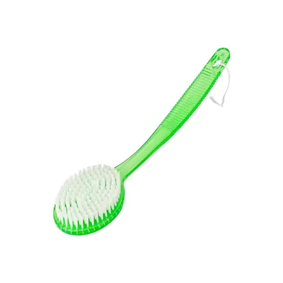 Athena Long Handle Plastic Bath Brush - Green