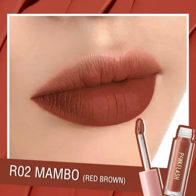 Pink Flash Melting Matte Waterproof Lipcream - R02 Mambo - 2.5ml