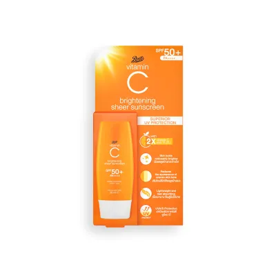 Boots Vitamin C Brightening Sheer Sunscreen SPF50+ PA++++ 30ml