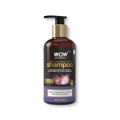 WOW Skin Science Red Onion Black Seed Oil Shampoo 300ml