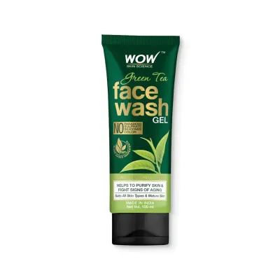 Wow Skin Science Green Tea Face Wash Gel 100ml