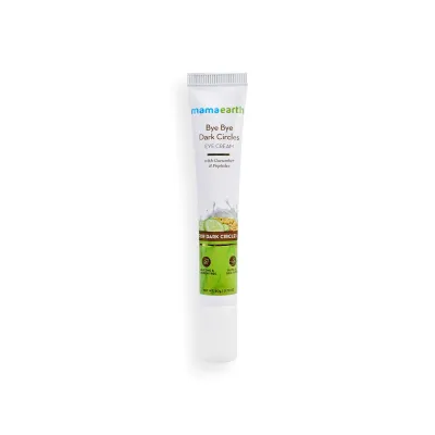 Mamaearth bye bye dark circles eye cream with cucumber & peptides for dark circles 20ml