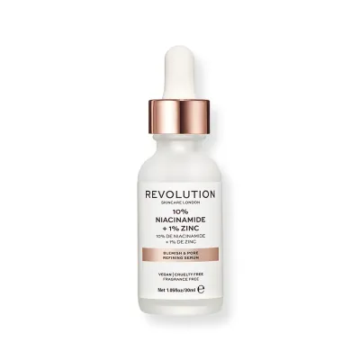 Revolution Skincare Blemish and Pore Refining Serum � 10% Niacinamide + 1% Zinc 30ml