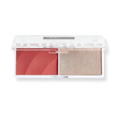 Relove Revolution Colour Play Blushed Duo Blush & Highlighter - Cute 5.8g