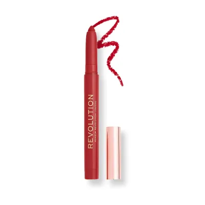 Revolution Velvet Kiss Lip Crayon Lipstick Ruby - 1.18ml