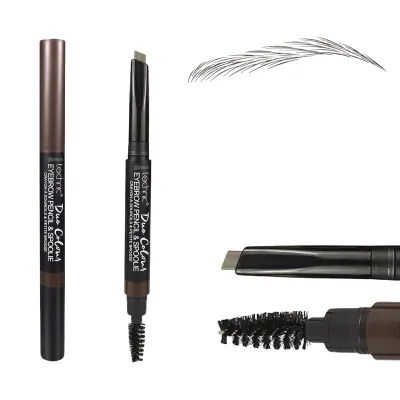 Technic Duo Colour Eyebrow Pencil & Spoolie Dark - .5g