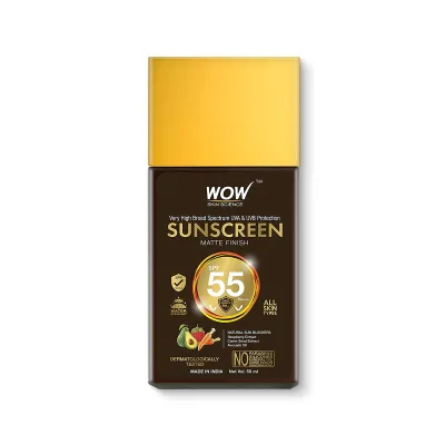 Wow Skin Science Sunscreen Matte Finish SPF 55 PA+++ 50ml