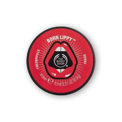 The Body Shop Born Lippy Pot Lip Balm 10ml - Strawberry