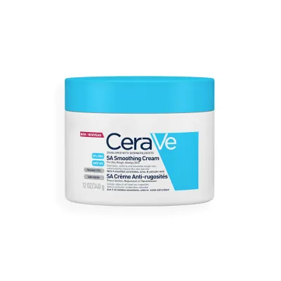 CeraVe SA Smoothing Cream For Dry Rough Bumpy Skin 340g