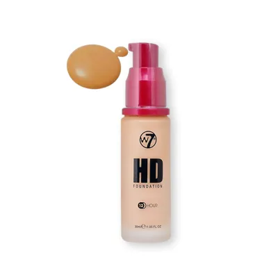 W7 12 Hour HD Foundation 30ml - Suede