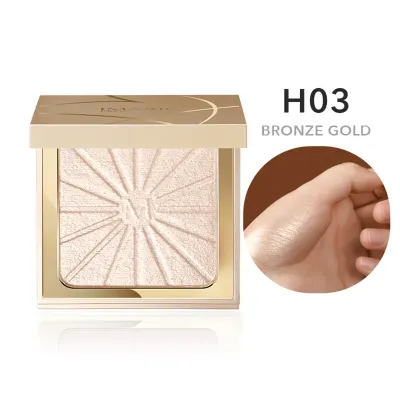 Imagic Professional Cosmetic Radiant Highlight And Blusher 8.8g - H03 Bronze Gold