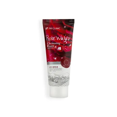 3W Clinic Rose Water Cleansing Foam 100 ml