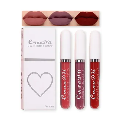 Cmmadu 05 Liquid Matte Lipstick Set 3pcs