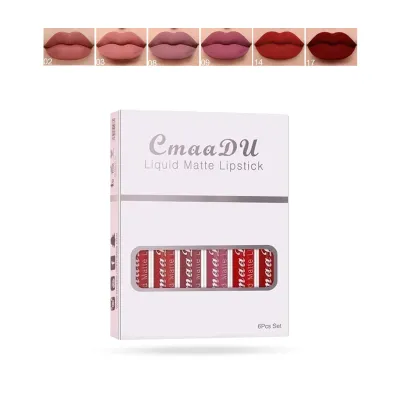 Cmmadu 01 Liquid Matte Lipstick Set 6pcs