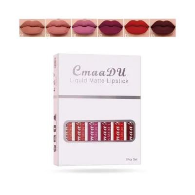 Cmmadu 03 Liquid Matte Lipstick Set 6pcs