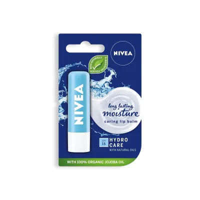 Nivea Hydro Care Long Lasting Moisture Caring Lip Balm 4.8g  Spf 15