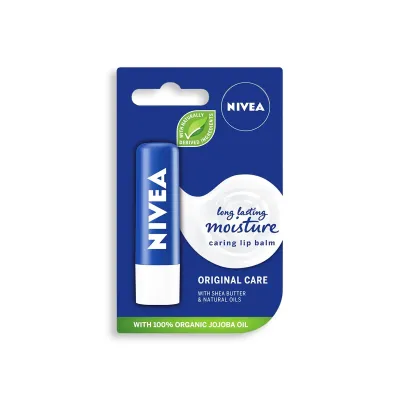 Nivea Original Care Long Lasting Moisture Caring Lip Balm 5.5ml