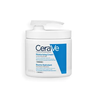 Cerave Moisturising Cream For Dry To Very Dry Skin Pump 454g (Spain)