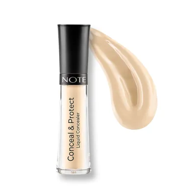 Note Conceal & Protect Liquid Concealer - 01 Light Sand