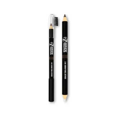 W7 Brow Master 3 in 1 Eyebrow Pencil 1.5 gm - Dark Brown