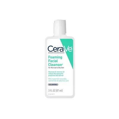 Cerave Foaming Facial Cleanser For Normal to Oily Skin 87ml