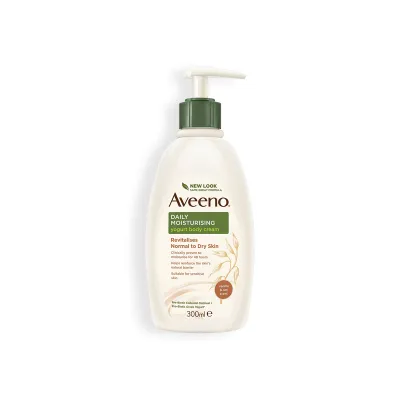 Aveeno Daily Moisturising Yogurt Body Cream With Vanilla & Oat 300ml