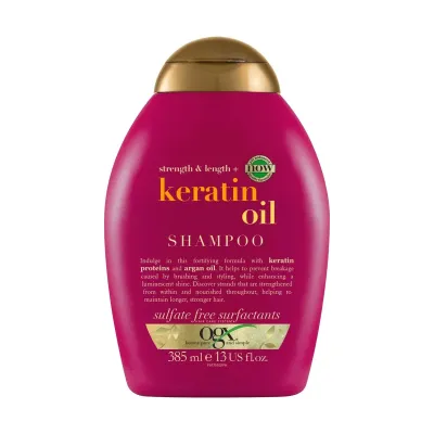 Ogx Strength & Length + Keratin Oil Shampoo 385ml