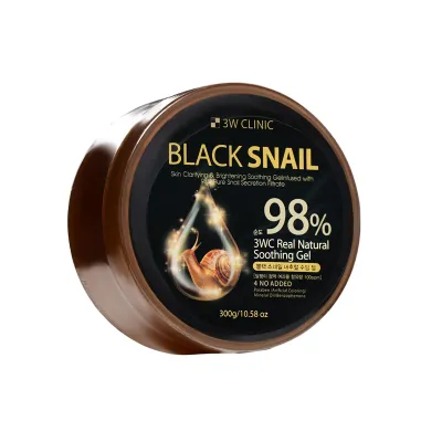 3W Clinic Black Snail Natural Soothing Gel 300g