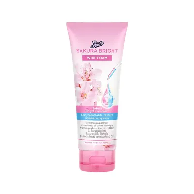 Boots Sakura Bright Whip Gentle Foaming Cleanser 100ml