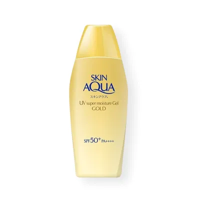 Skin Aqua Super Moisture Gel Gold Sunscreen Spf 50+ PA++++ 110g