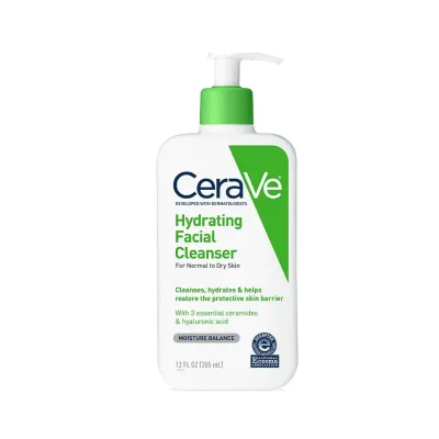 Cerave Hydrating Facial Cleanser For Normal To Dry Skin 355ml (USA)