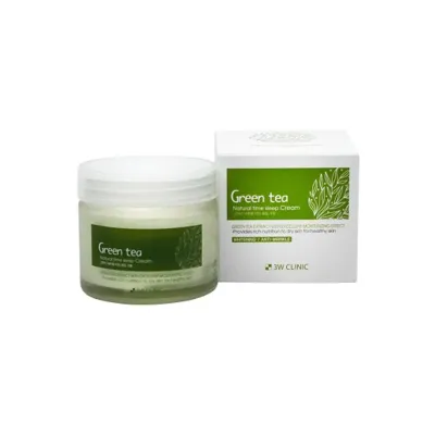 3W CLINIC GREEN TEA NATURAL TIME SLEEP CRAEM 70g