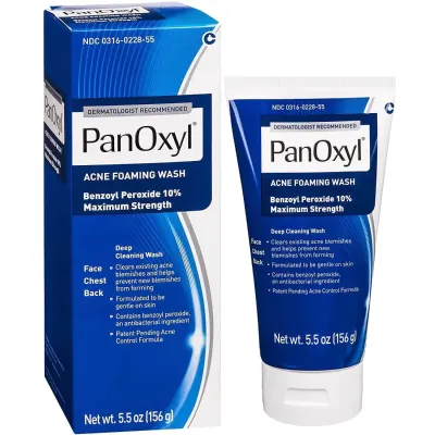 PanOxyl Acne Foaming Wash With Benzoyl Peroxide 10%