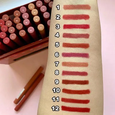 Kiss Beauty Super Matte Ink Crayon Lipstick (24h Lasting) 01