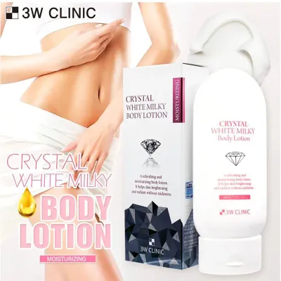 3W Clinic Crystal White Milky Body Lotion 150g