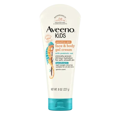 Aveeno Kids Sensitive Skin Face & Body Gel Cream 227g (Canada)