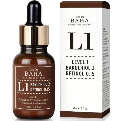 COS DE BAHA Bakuchiol 2% + Retinol 0.15% Serum 30ml (L1)